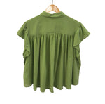 Load image into Gallery viewer, SEE U SOON Ruffle Sleeve Blouse
