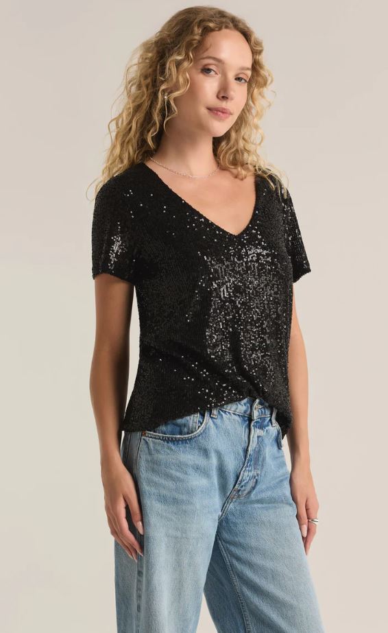 ZSUPPLY Marbella Sequin Top