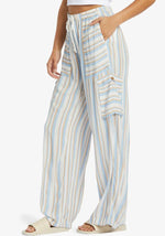 Load image into Gallery viewer, ROXY Precious High-Waist Striped Cargo Pants
