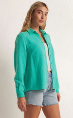 Load image into Gallery viewer, Zsupply Kaili Button Up Gauze Top
