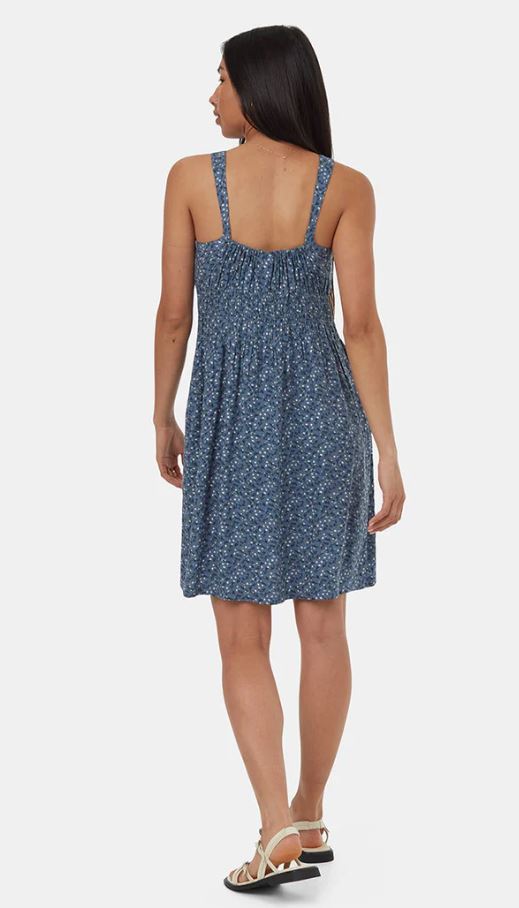 TENTREE EcoWoven Crepe Smocked Dress