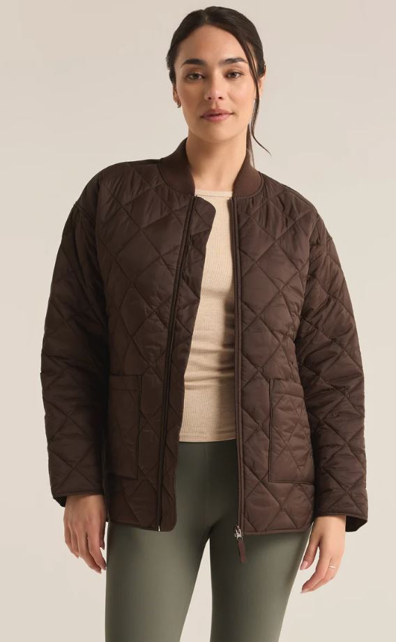 ZSUPPLY Sunrise Quilted Bomber Jacket