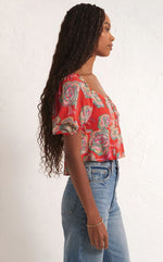 Load image into Gallery viewer, ZSUPPLY Renelle Tango Floral Top
