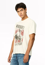 Load image into Gallery viewer, BUFFALO Tario Whiskey Cowboy Print Graphic Tee
