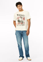 Load image into Gallery viewer, BUFFALO Tario Whiskey Cowboy Print Graphic Tee
