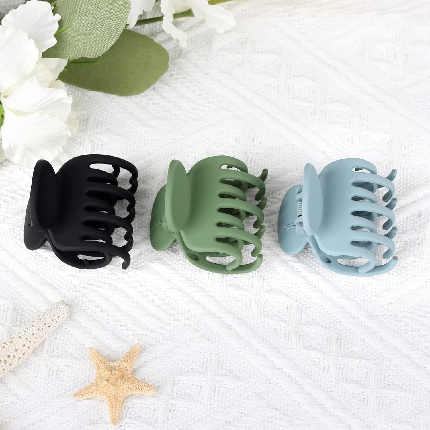 Small 1.6" Hair Clip Matte