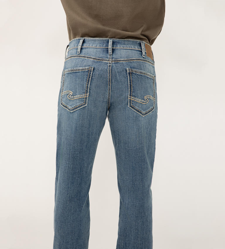 SILVER JEANS Zac Relaxed Fit Jeans- New Wave