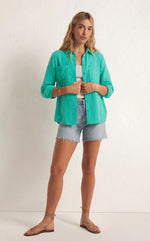 Load image into Gallery viewer, Zsupply Kaili Button Up Gauze Top
