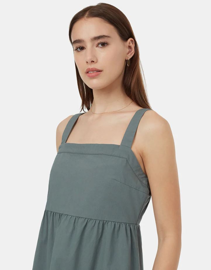 TENTREE EcoStretch Cotton Tiered Dress