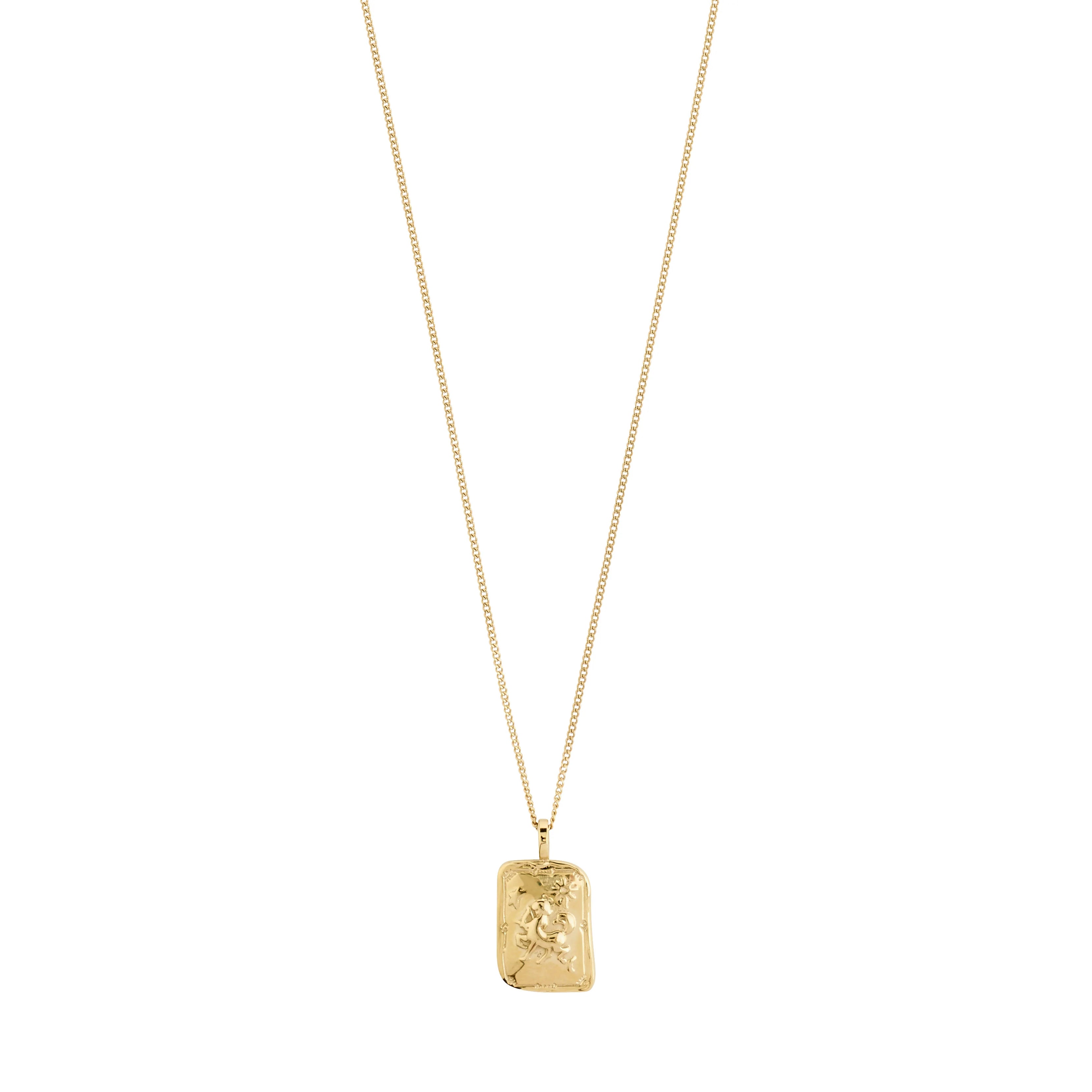 PILGRIM Sagittarius Recycled Zodiac Sign Necklace