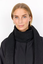 Load image into Gallery viewer, SOYACONCEPT Selena 5 Black Scarf
