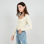 Load image into Gallery viewer, RD STYLE Stacy Square Neck Long Sleeve Bodysuit
