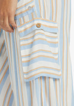 Load image into Gallery viewer, ROXY Precious High-Waist Striped Cargo Pants
