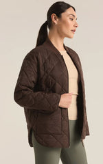 Load image into Gallery viewer, ZSUPPLY Sunrise Quilted Bomber Jacket
