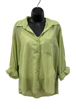 Load image into Gallery viewer, SEE U SOON Long Sleeve Button Blouse
