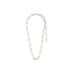 Load image into Gallery viewer, Silver chain necklace on a white background
