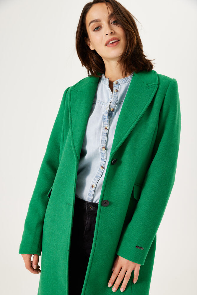 GARCIA Green Overcoat