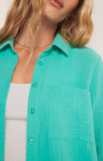 Load image into Gallery viewer, Zsupply Kaili Button Up Gauze Top
