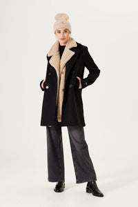 GARCIA Classic Wool Blend Overcoat