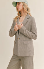 Load image into Gallery viewer, SAGE THE LABEL Mirabel Houndstooth Blazer

