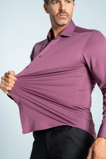Load image into Gallery viewer, ALPHA &amp; STEELE Solid Knit Button Down
