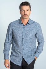 Load image into Gallery viewer, ALPHA &amp; STEELE Printed Stretch Button Down

