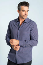 Load image into Gallery viewer, ALPHA &amp; STEELE Printed Stretch Button Down
