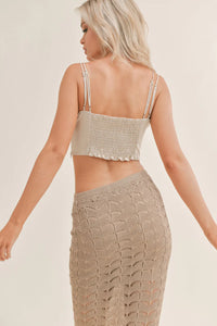 SAGE THE LABEL After Party Crop Cami