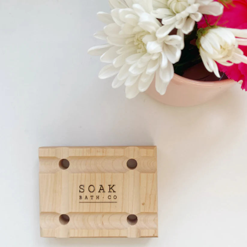 SOAK Wooden Soap Saver Tray