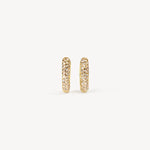 Load image into Gallery viewer, HILLBERG &amp; BERK Always On Sparkle Hoops Soft Gold
