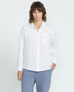 VOLCOM LIL Button Up Long Sleeve Shirt
