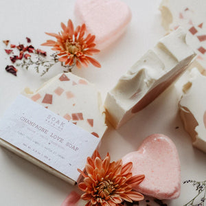 SOAK Champagne Love Soap Bar