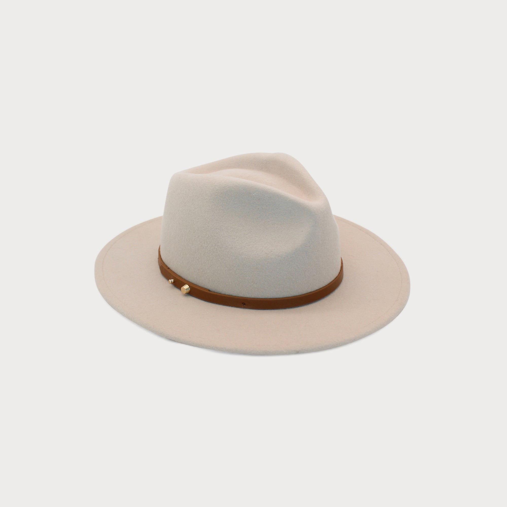 ACE OF SOMETHING Oslo Felt Fedora - Oatmeal