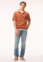Load image into Gallery viewer, BUFFALO Kido Short Sleeve Textured Knit Polo
