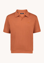 Load image into Gallery viewer, BUFFALO Kido Short Sleeve Textured Knit Polo
