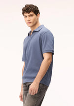 Load image into Gallery viewer, BUFFALO Kido Short Sleeve Textured Knit Polo
