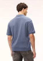 Load image into Gallery viewer, BUFFALO Kido Short Sleeve Textured Knit Polo

