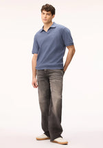 Load image into Gallery viewer, BUFFALO Kido Short Sleeve Textured Knit Polo

