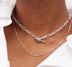 Load image into Gallery viewer, HILLBERG &amp; BERK Box Chain Slider Necklace
