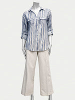 Load image into Gallery viewer, POINT ZERO Alexa Striped Shirt
