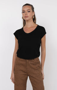 SAGE THE LABEL Jordan Side Ruched Sweater Tank