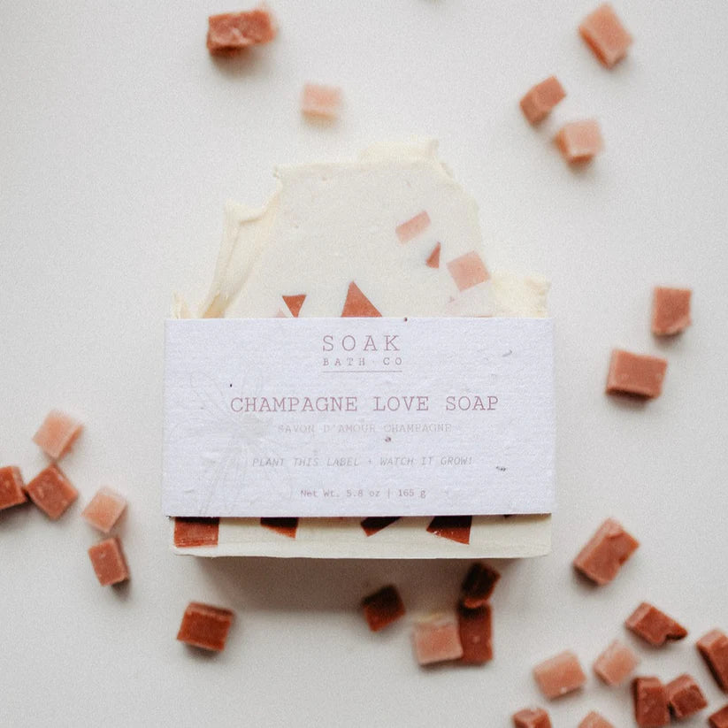 SOAK Champagne Love Soap Bar