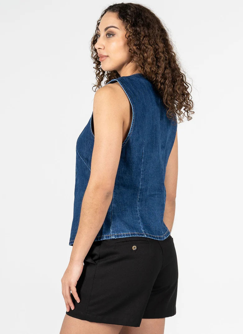 C'EST MOI Button Down Vest