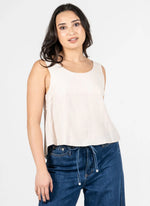 Load image into Gallery viewer, C&#39;EST MOI Rayon Blend Tie Back Tank
