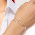 Load image into Gallery viewer, HILLBERG &amp; BERK Chain Trio Strand Bracelet
