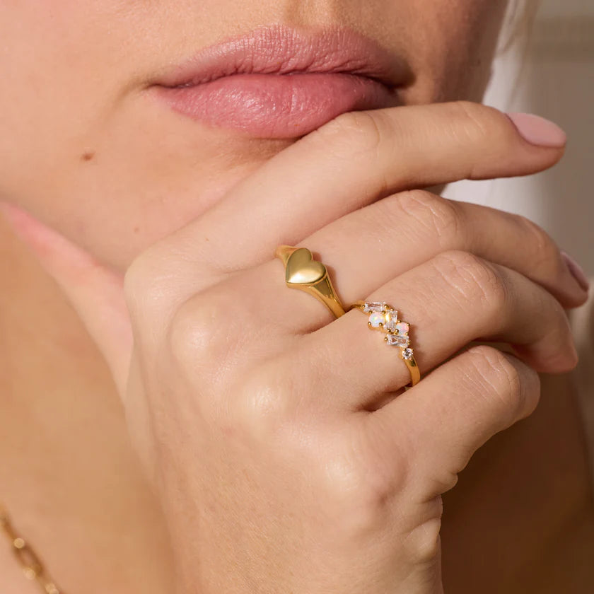 HILLBERG & BERK Cupid Heart Ring