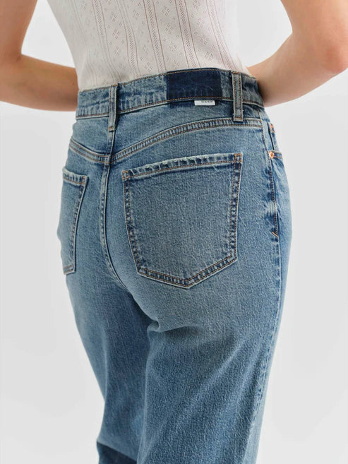 DAZE Sundaze High Rise Straight Leg Jean