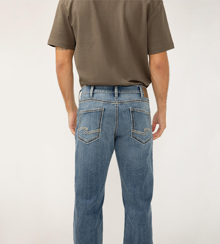 SILVER JEANS Zac Relaxed Fit Jeans- New Wave