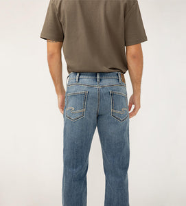 SILVER JEANS Zac Relaxed Fit Jeans- New Wave