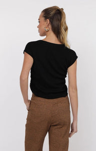 SAGE THE LABEL Jordan Side Ruched Sweater Tank